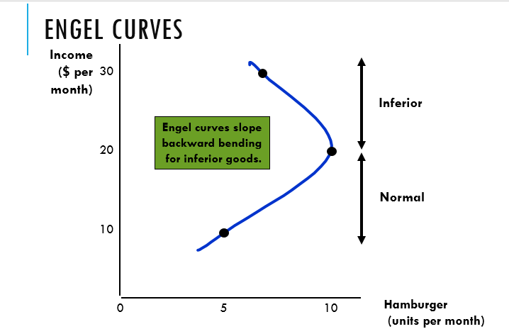 Engel Curve for Inferior Good