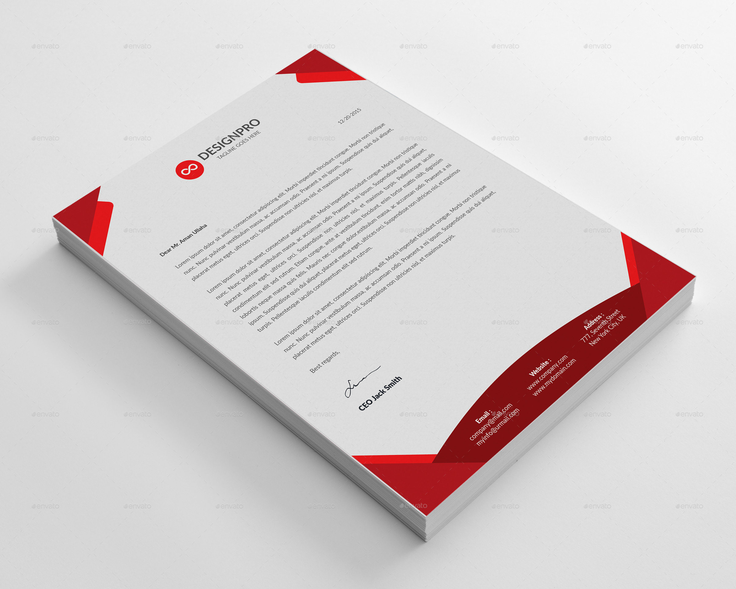 What is a Business Letterhead?  Company Letterhead Example Pertaining To Company Letterhead Template Word