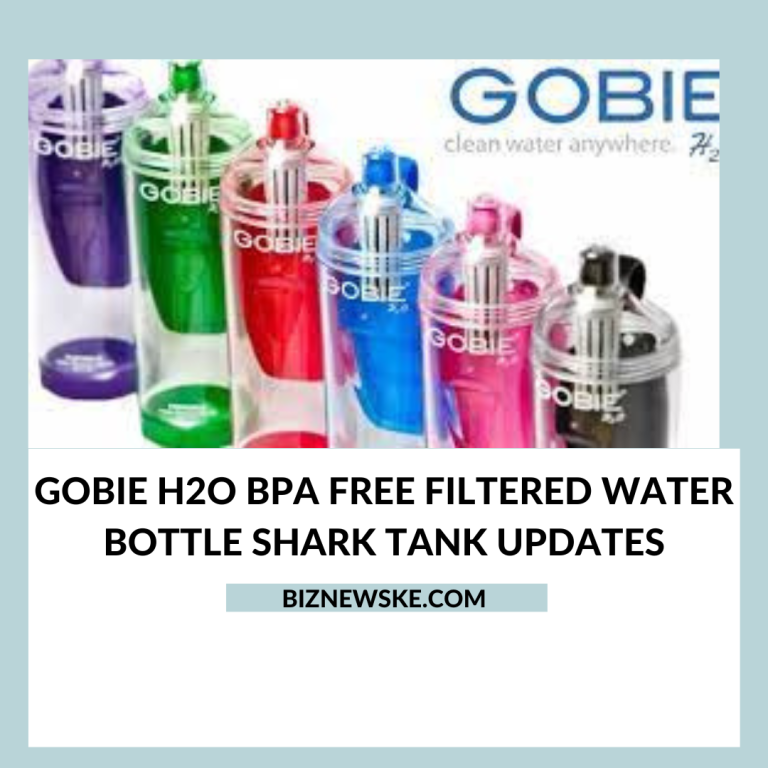 Gobie H2O BPA Free Filtered Water Bottle Shark Tank Updates