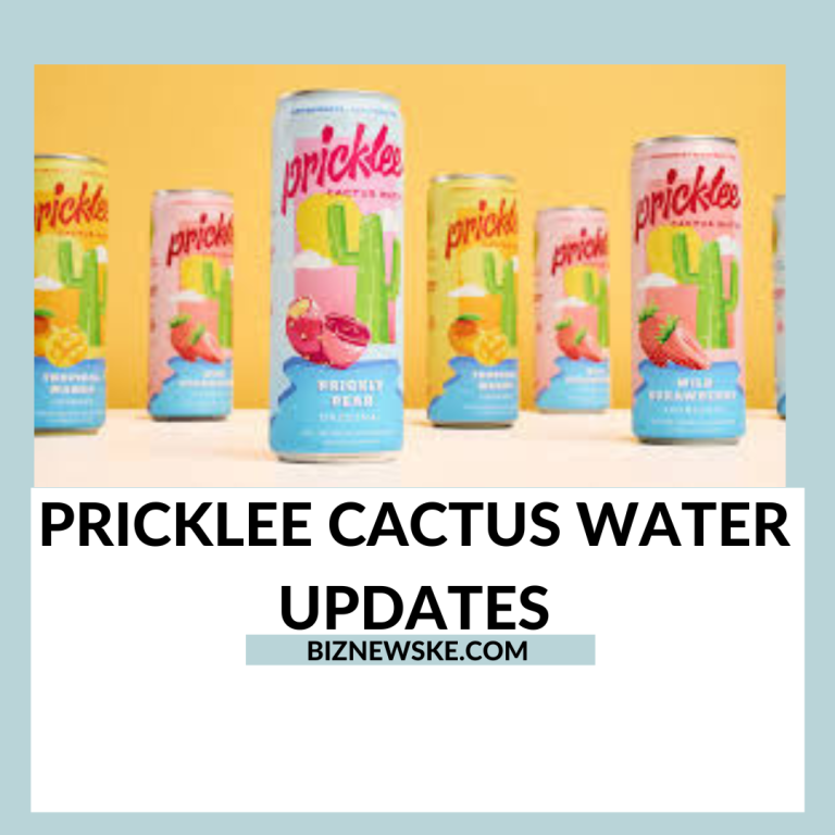 Pricklee Cactus Water Updates