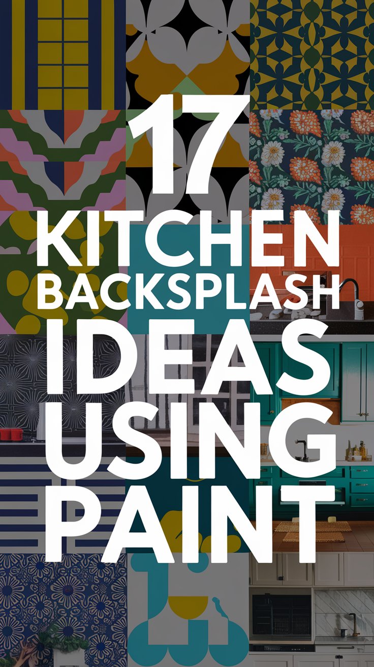 17 Kitchen Backsplash Ideas Using Paint 2026