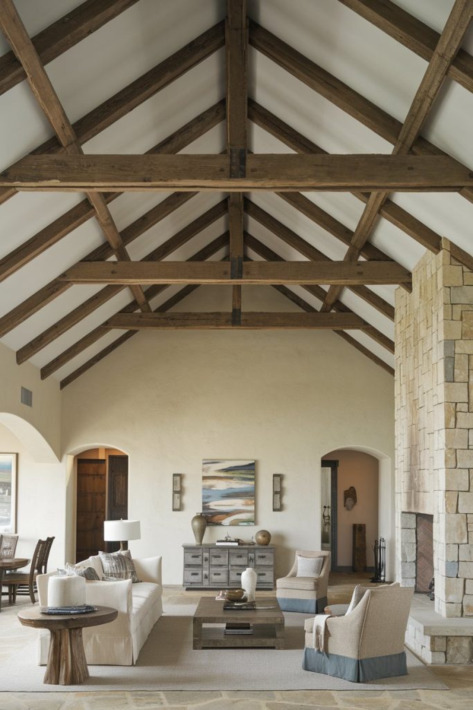 39 Vaulted Ceiling Living Room Design Ideas 2025