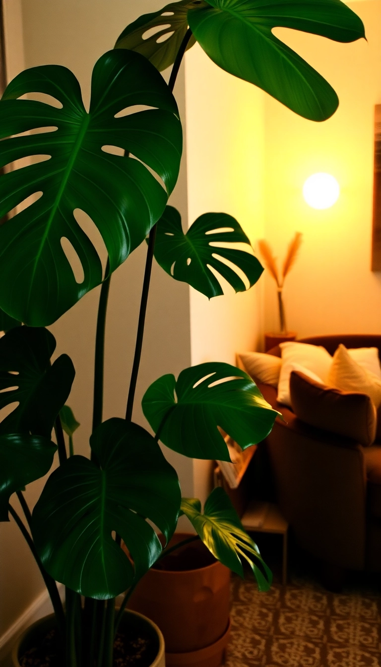 21 Best Indoor Plants for Apartment Decor (You Won't Believe #14!) - 10. Monstera Deliciosa