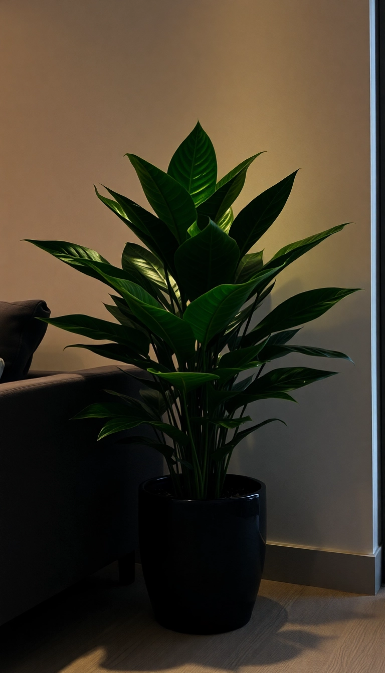 21 Best Indoor Plants for Apartment Decor (You Won't Believe #14!) - 3. ZZ Plant (Zamioculcas zamiifolia)