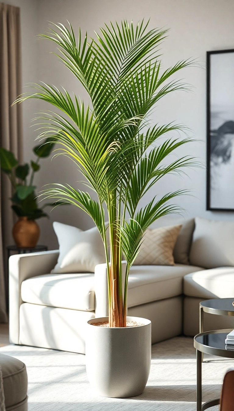 21 Best Indoor Plants for Apartment Decor (You Won't Believe #14!) - 16. Parlor Palm (Chamaedorea elegans)