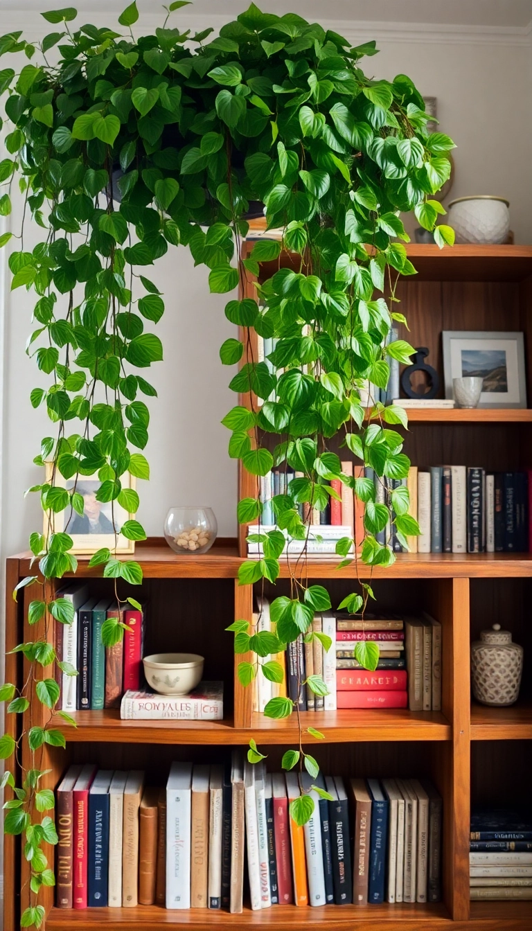 21 Best Indoor Plants for Apartment Decor (You Won't Believe #14!) - 2. Pothos (Epipremnum aureum)