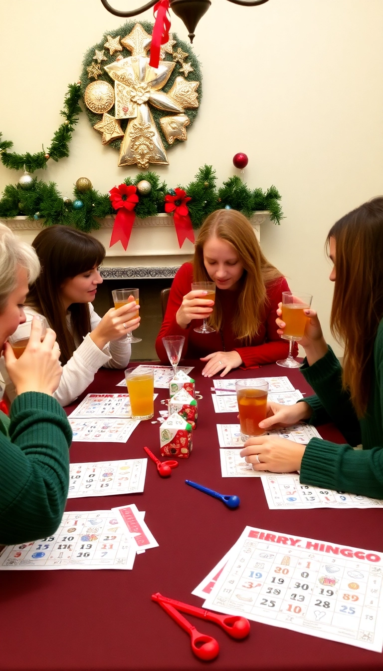 21 Hilariously Funny Christmas Party Games That Will Have Everyone in Stitches! - 4. Christmas Bingo