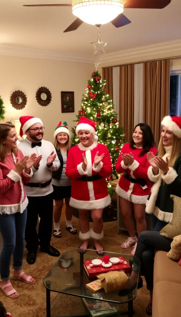 21 Hilariously Funny Christmas Party Games That Will Have Everyone in Stitches! - 15. Christmas Costume Contest