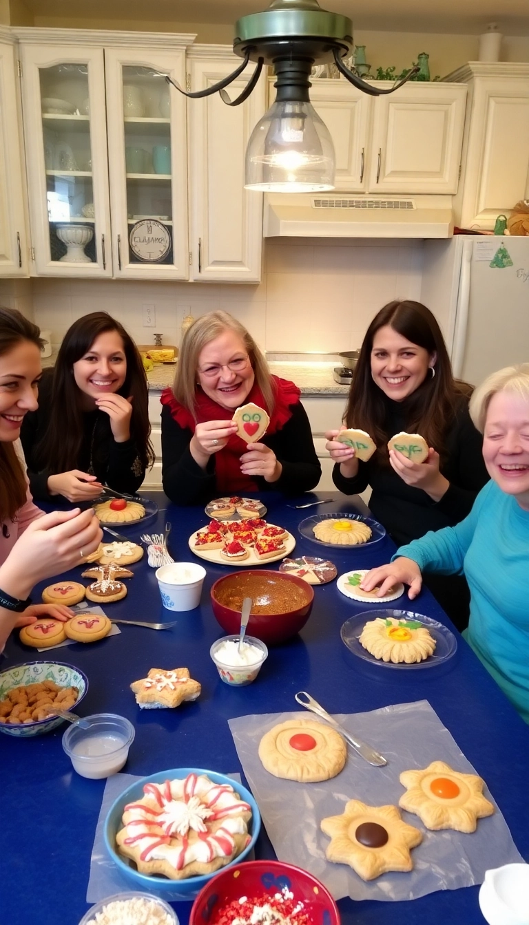 21 Hilariously Funny Christmas Party Games That Will Have Everyone in Stitches! - 9. Christmas Cookie Decorating Contest