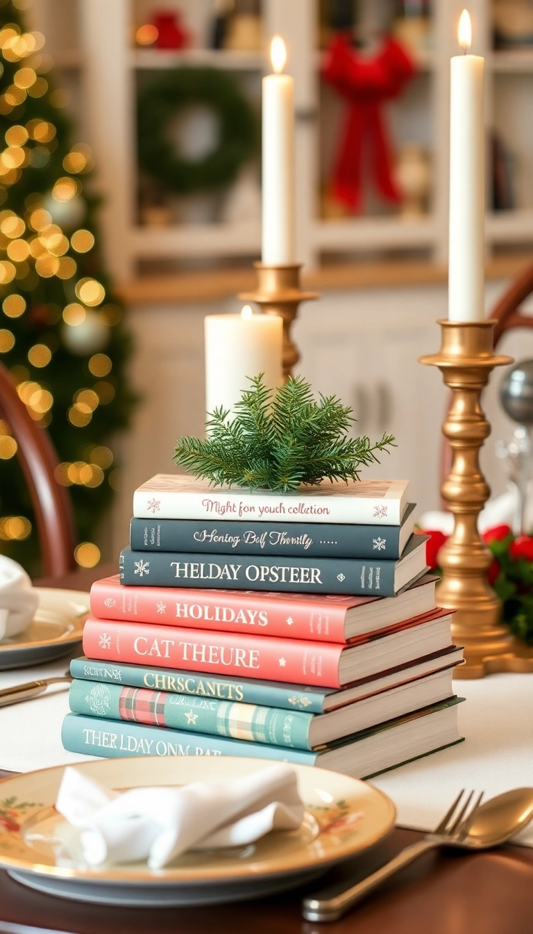 21 Stunning Christmas Centerpieces Under $20 That Will Wow Your Guests! - Holiday-Themed Books