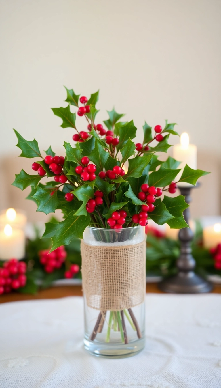 21 Stunning Christmas Centerpieces Under $20 That Will Wow Your Guests! - Burlap and Holly