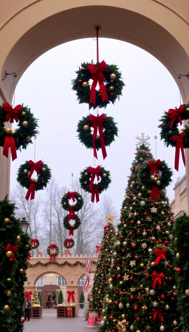 21 Stunning Christmas Archway Decor Ideas to Transform Your Indoor Space (You Won't Believe #14!) - 20. Holiday Wreaths