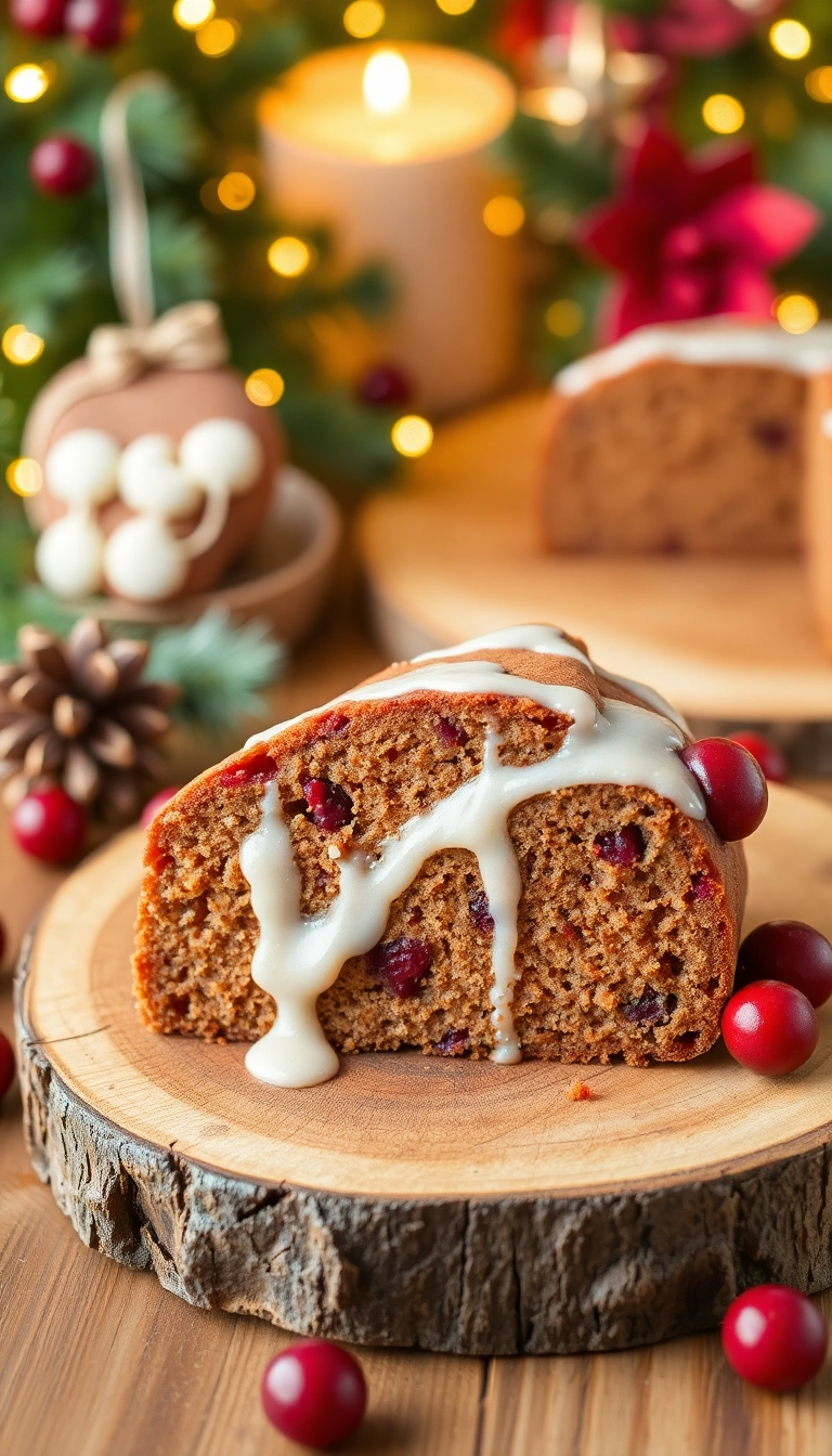 21 Irresistible Cranberry Dessert Recipes You’ll Want to Make This Holiday Season! - 16. Cranberry Gingerbread Cake