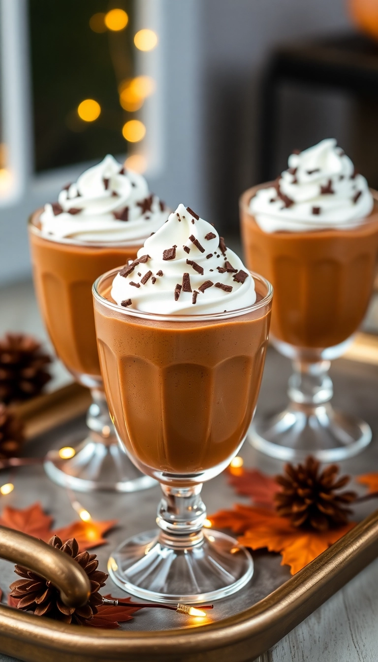 21 Fun Thanksgiving Dessert Ideas That'll Impress Your Guests (You Won't Believe #7!) - 8. Chocolate Pumpkin Mousse