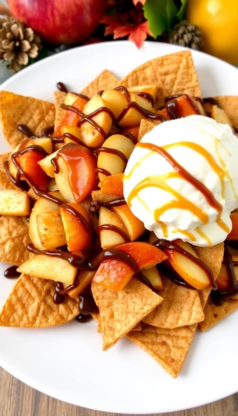 21 Fun Thanksgiving Dessert Ideas That'll Impress Your Guests (You Won't Believe #7!) - 2. Apple Pie Nachos