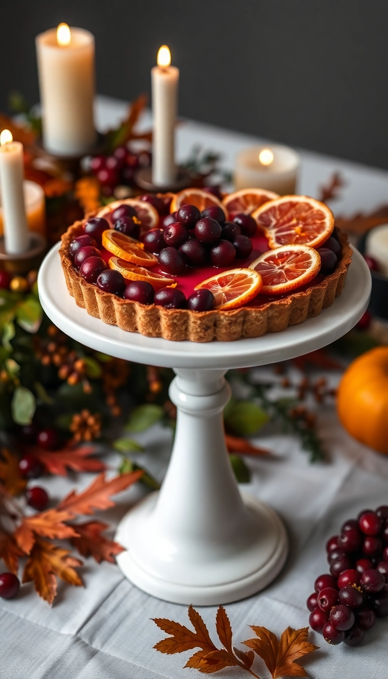 21 Fun Thanksgiving Dessert Ideas That'll Impress Your Guests (You Won't Believe #7!) - 3. Cranberry Orange Tart