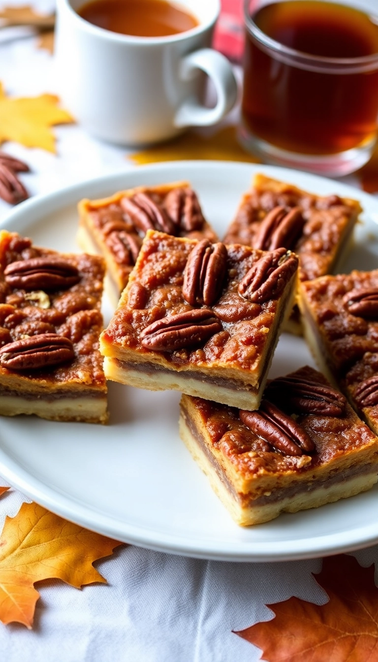 21 Fun Thanksgiving Dessert Ideas That'll Impress Your Guests (You Won't Believe #7!) - 5. Maple Pecan Pie Bars