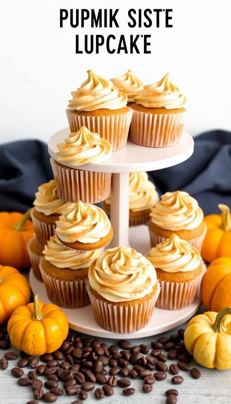 21 Fun Thanksgiving Dessert Ideas That'll Impress Your Guests (You Won't Believe #7!) - 6. Pumpkin Spice Latte Cupcakes