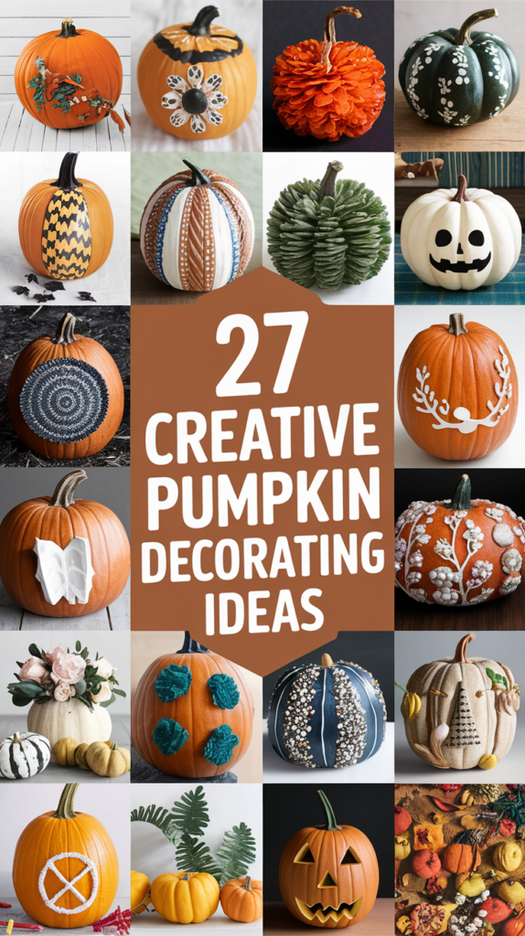 Creative Pumpkin Decorating Ideas