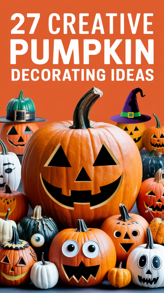 Creative Pumpkin Decorating Ideas