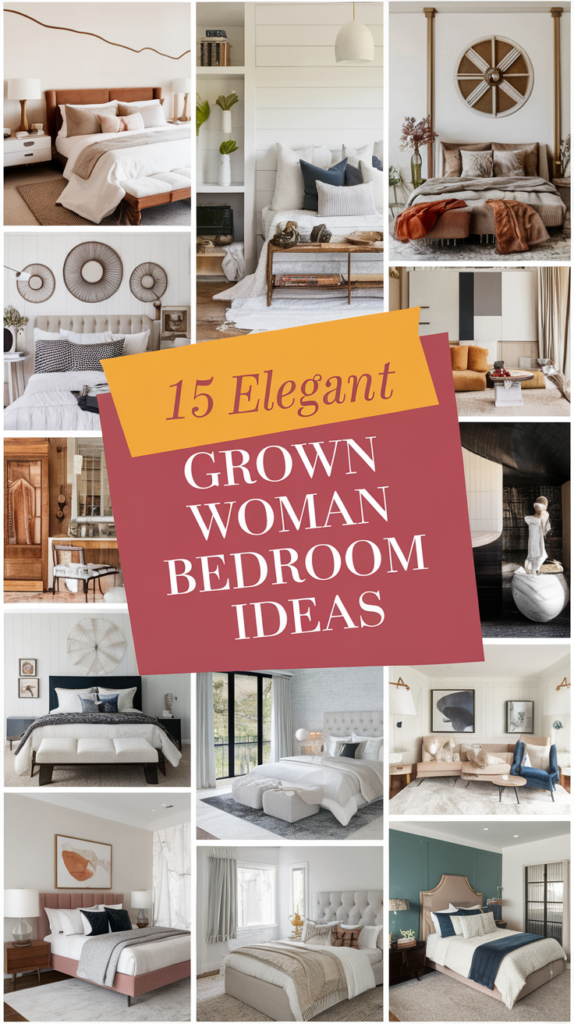 Elegant Grown Woman Bedroom Ideas