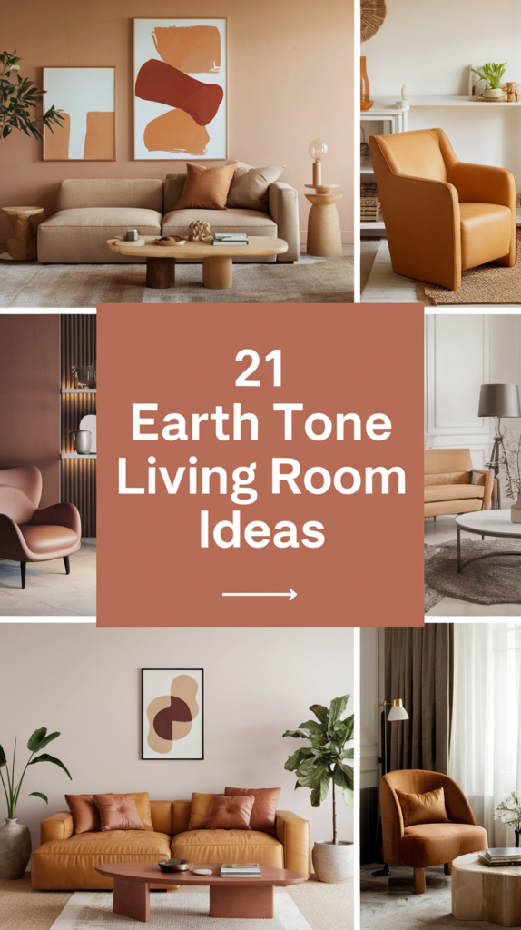 Earth Tone Living Room Ideas