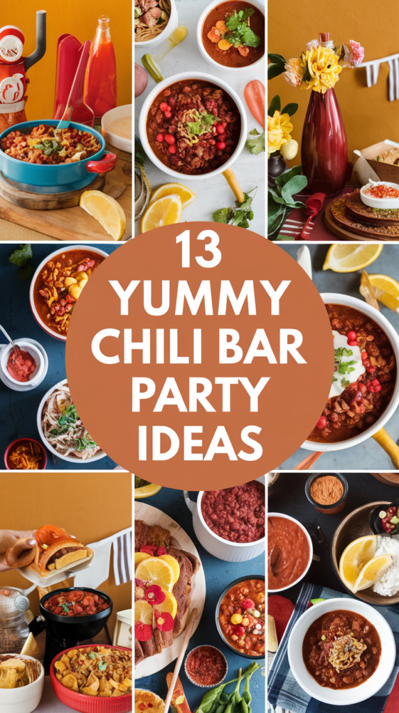 Yummy Chili Bar Party Ideas