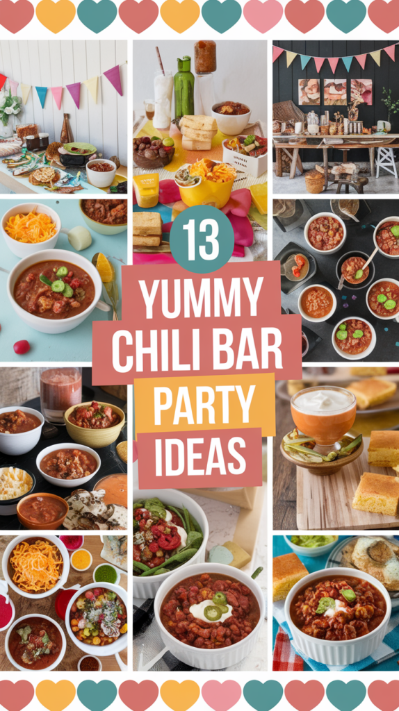 Yummy Chili Bar Party Ideas