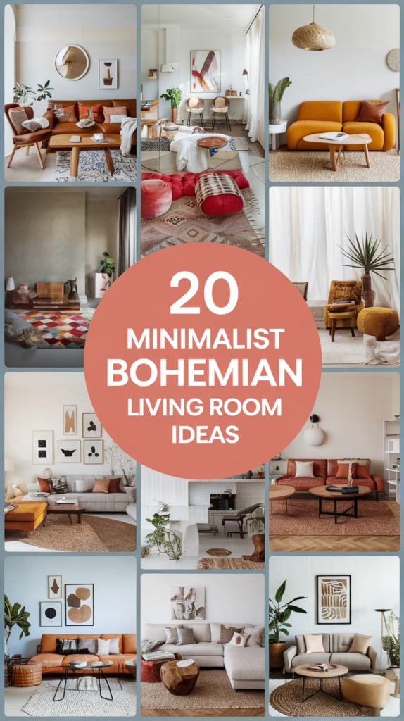 Minimalist Bohemian Living Room Ideas