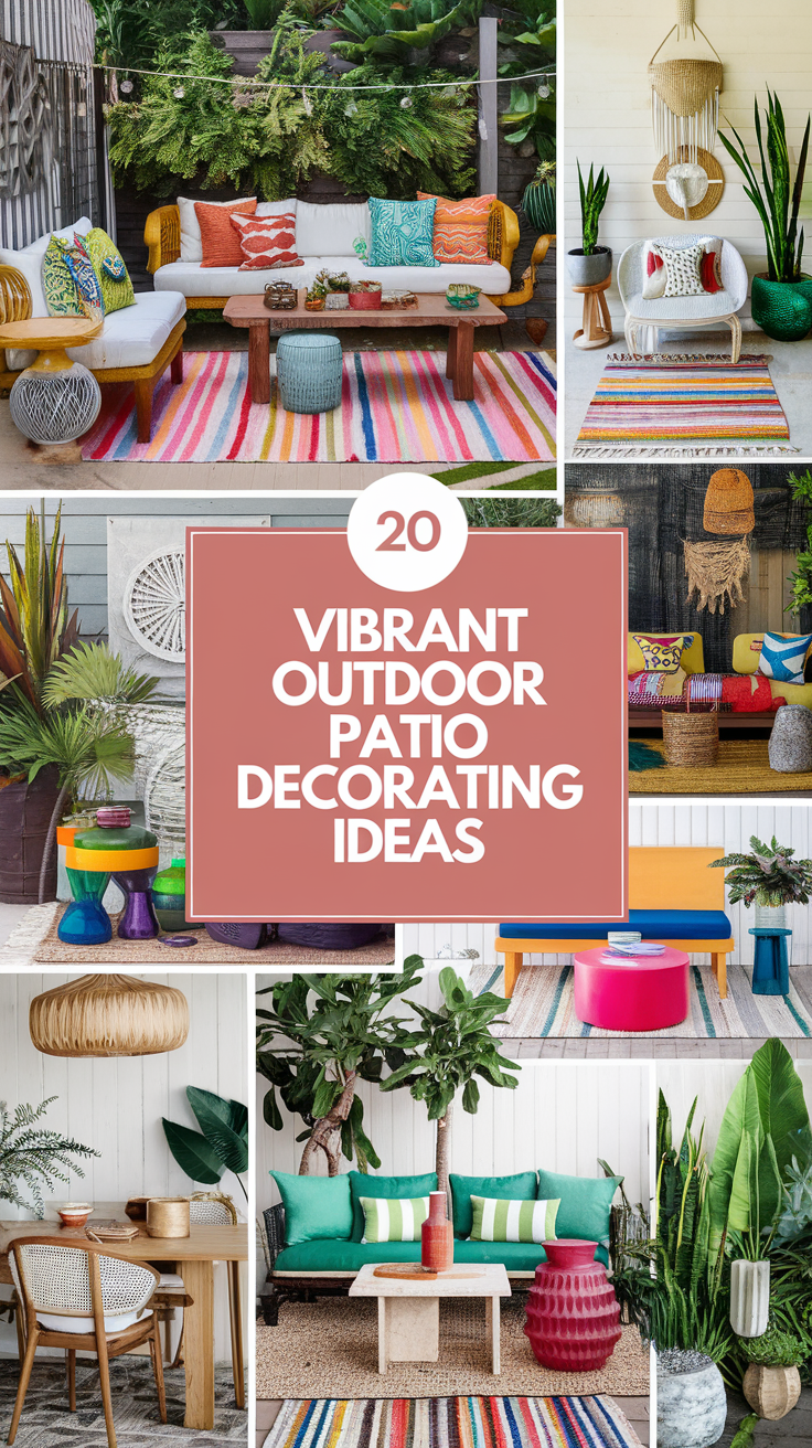 47 Vibrant Outdoor Patio Decorating Ideas to Enliven Your Backyard 2026