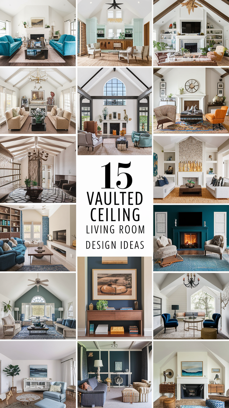 39 Vaulted Ceiling Living Room Design Ideas 2026