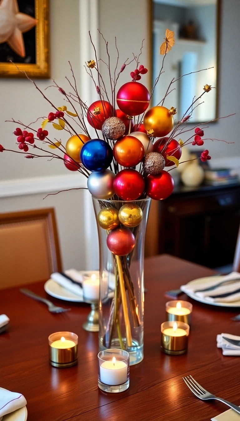 21 Simple and Elegant Last Minute Christmas Decorations That Wow! - 15. Simple Holiday Centerpieces