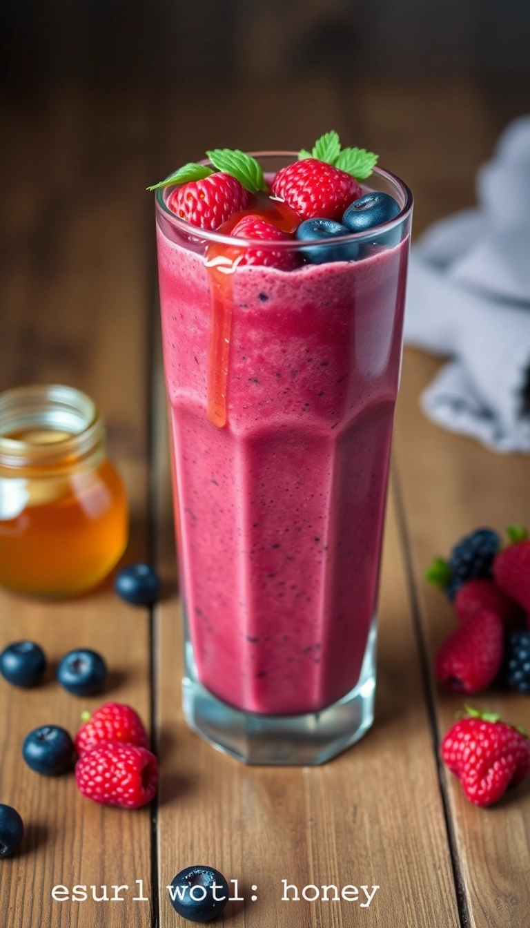 20 Delicious Fruit Breakfast Smoothies for Weight Loss (Warning: #15 Is Addictive!) - 2. Berry Blast Smoothie