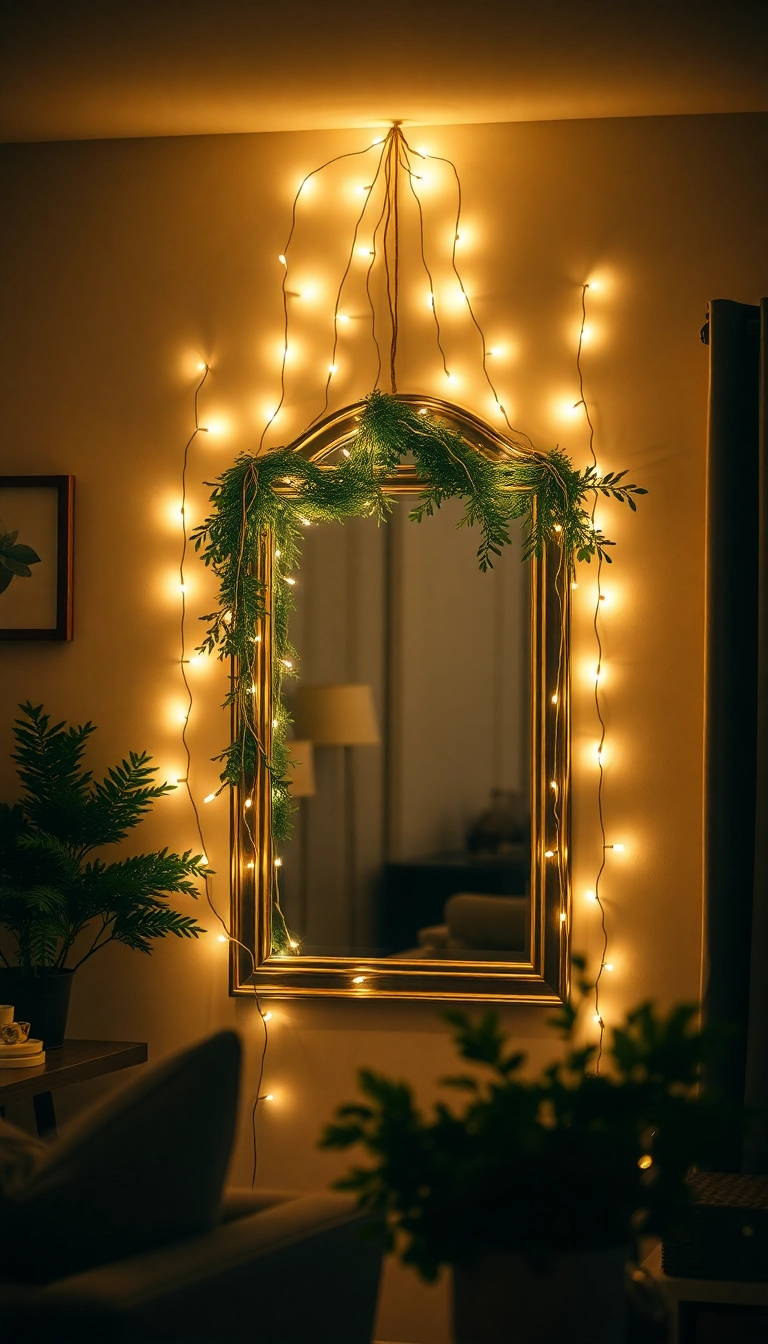 21 Simple and Elegant Last Minute Christmas Decorations That Wow! - 6. Elegant String Lights