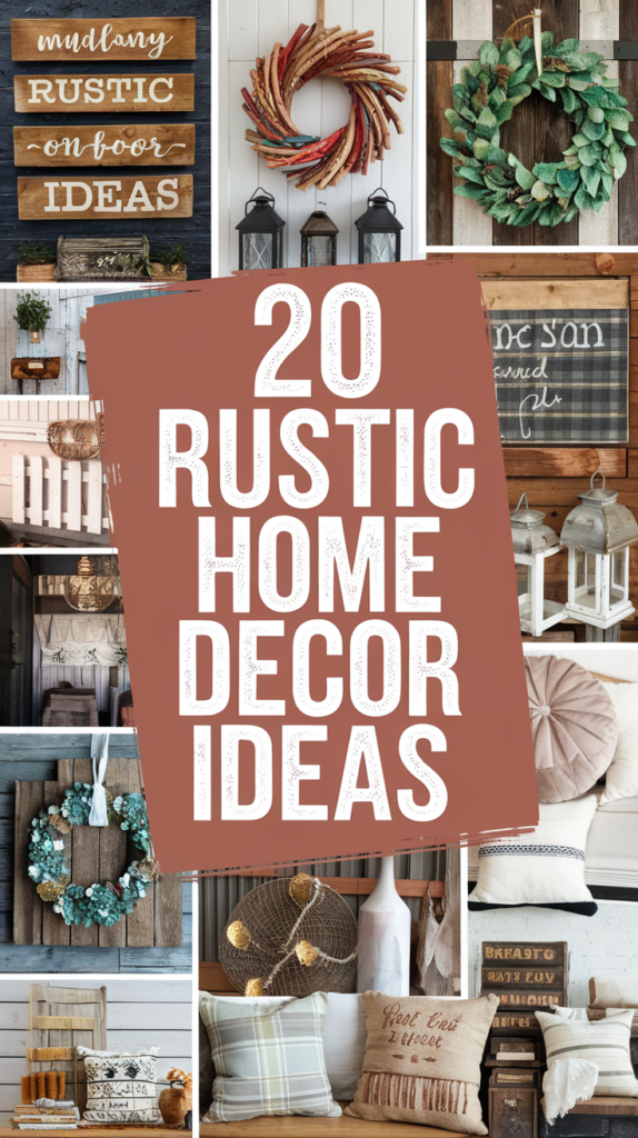 Rustic Christmas Home Decor Ideas