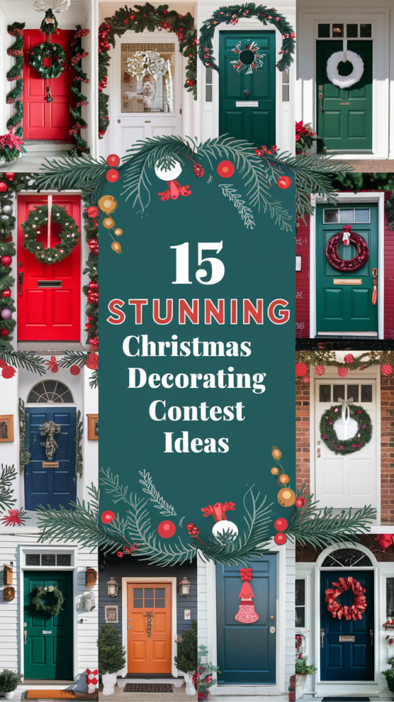 Stunning Christmas Door Decorating Contest Ideas