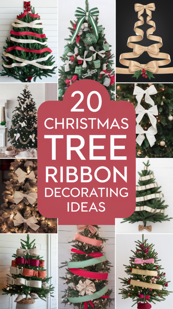 Christmas Tree Ribbon Decorating Ideas