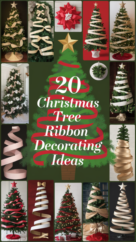 Christmas Tree Ribbon Decorating Ideas