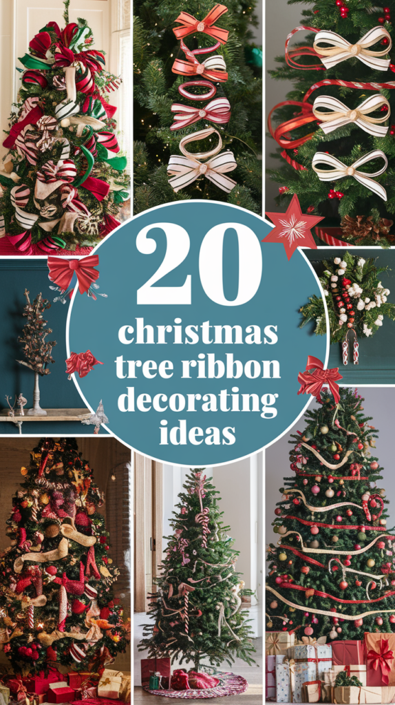 Christmas Tree Ribbon Decorating Ideas