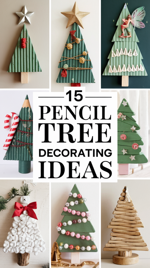 Pencil Tree Decorating Ideas