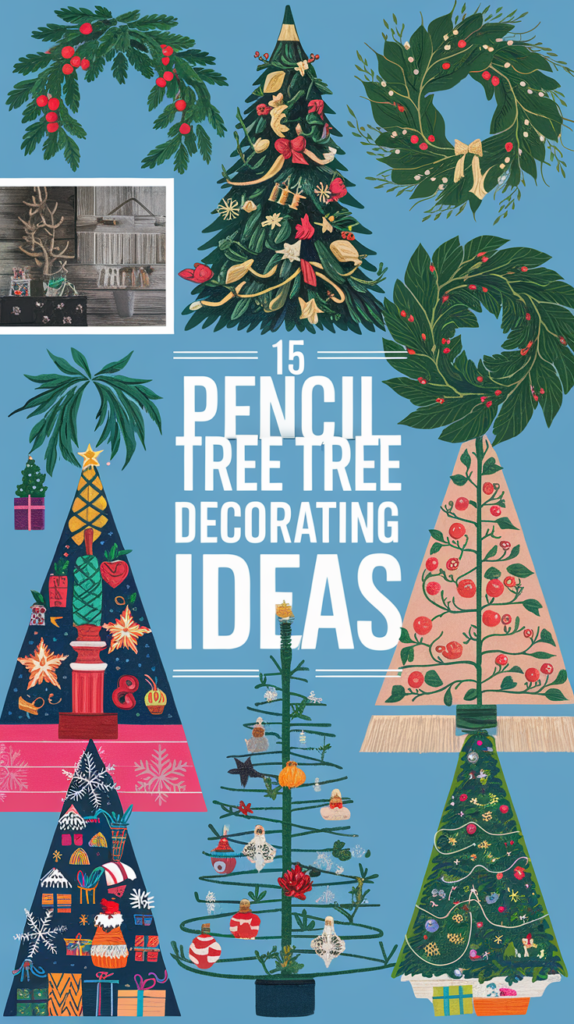 Pencil Tree Decorating Ideas