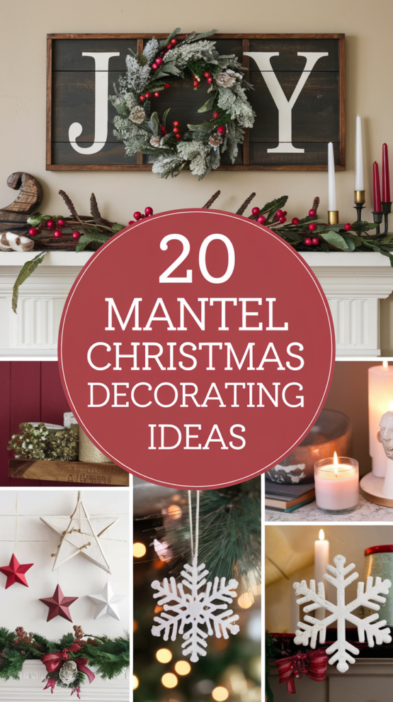 Mantel Christmas Decorating Ideas