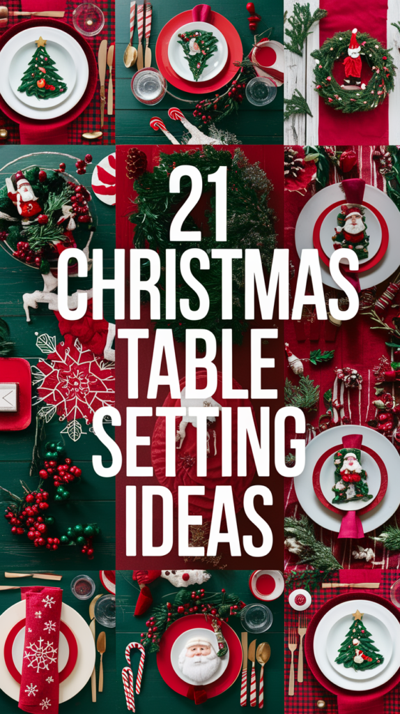 Christmas Table Setting Ideas Your Guests Will Love