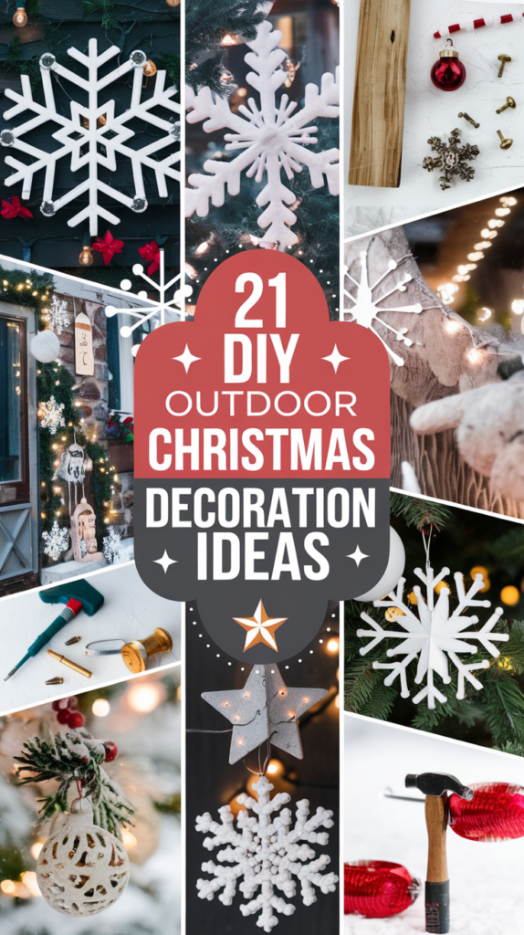 DIY Outdoor Christmas Decorations Ideas