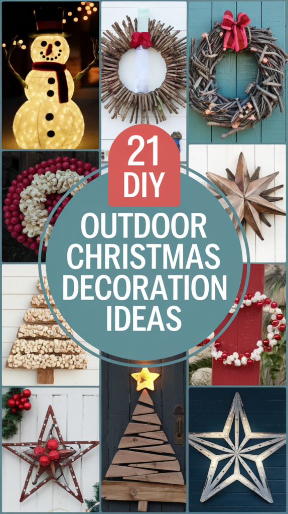 DIY Outdoor Christmas Decorations Ideas