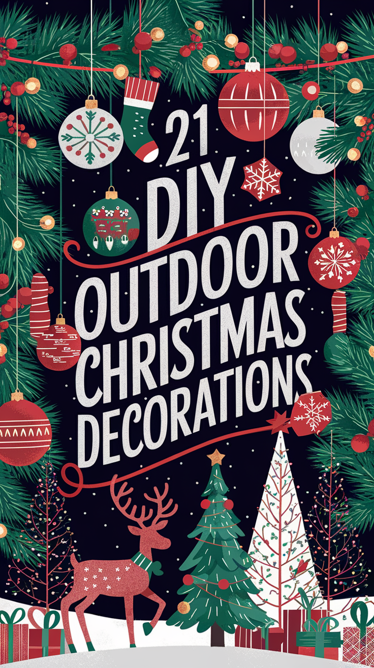 DIY Outdoor Christmas Decorations