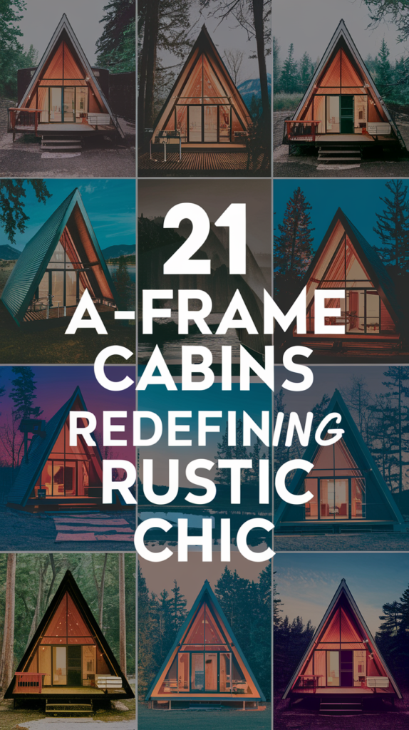 A-Frame Cabins That Redefine Rustic Chic