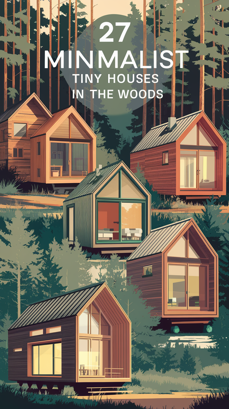 27 Minimalist Tiny Houses in the Woods You Need to See to Believe! 2026