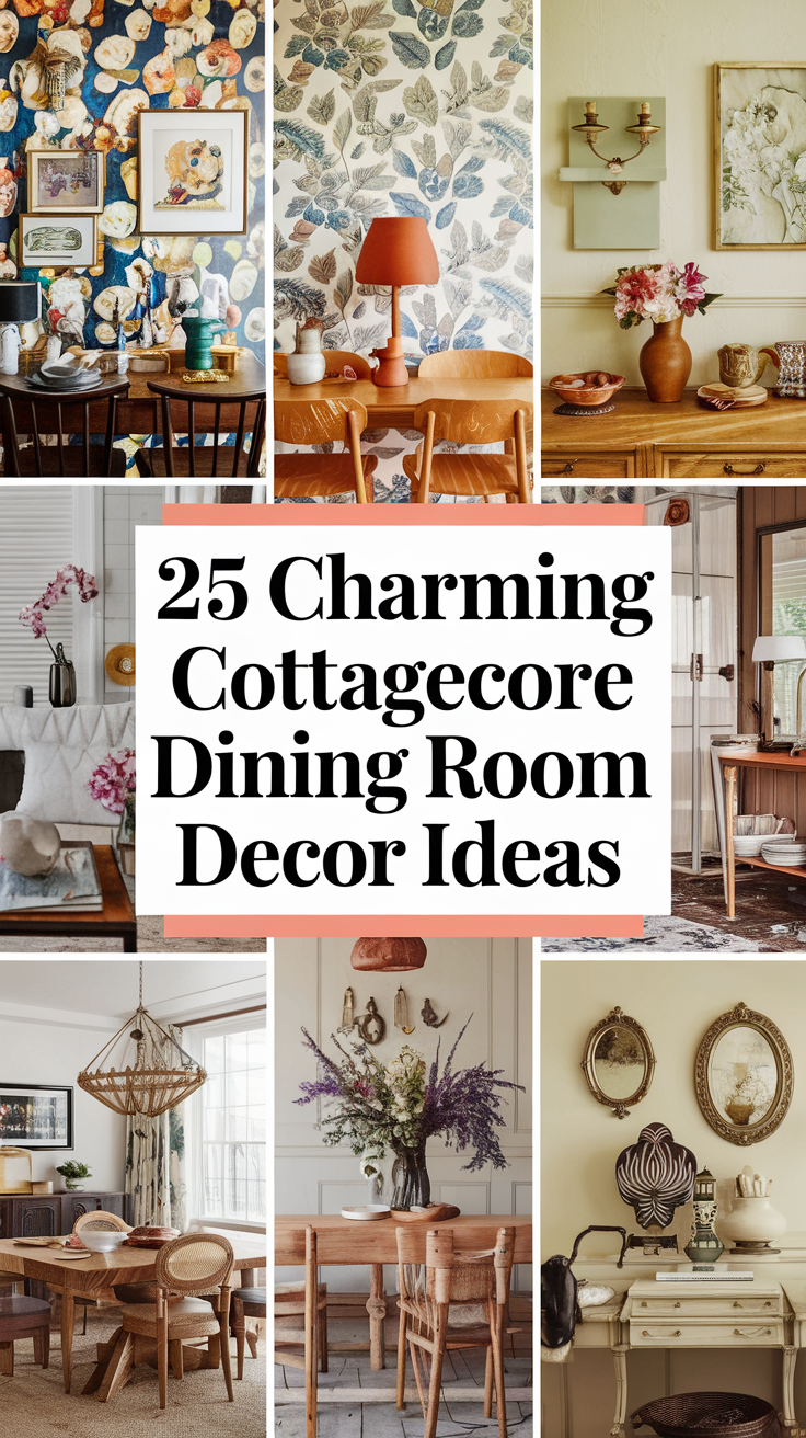 25 Charming Cottagecore Dining Room Decor Ideas That Evoke Nostalgia 2026