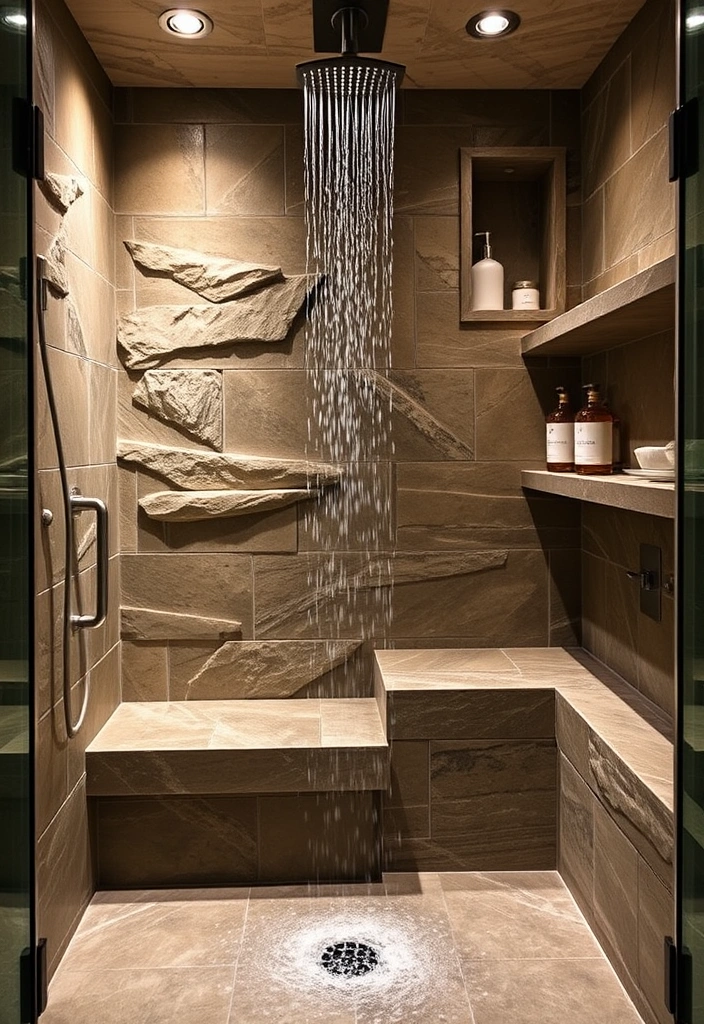 21 Dream Bathroom Luxury Ideas That Will Make You Feel Like Royalty! - 13. A Spa-Like Shower Retreat